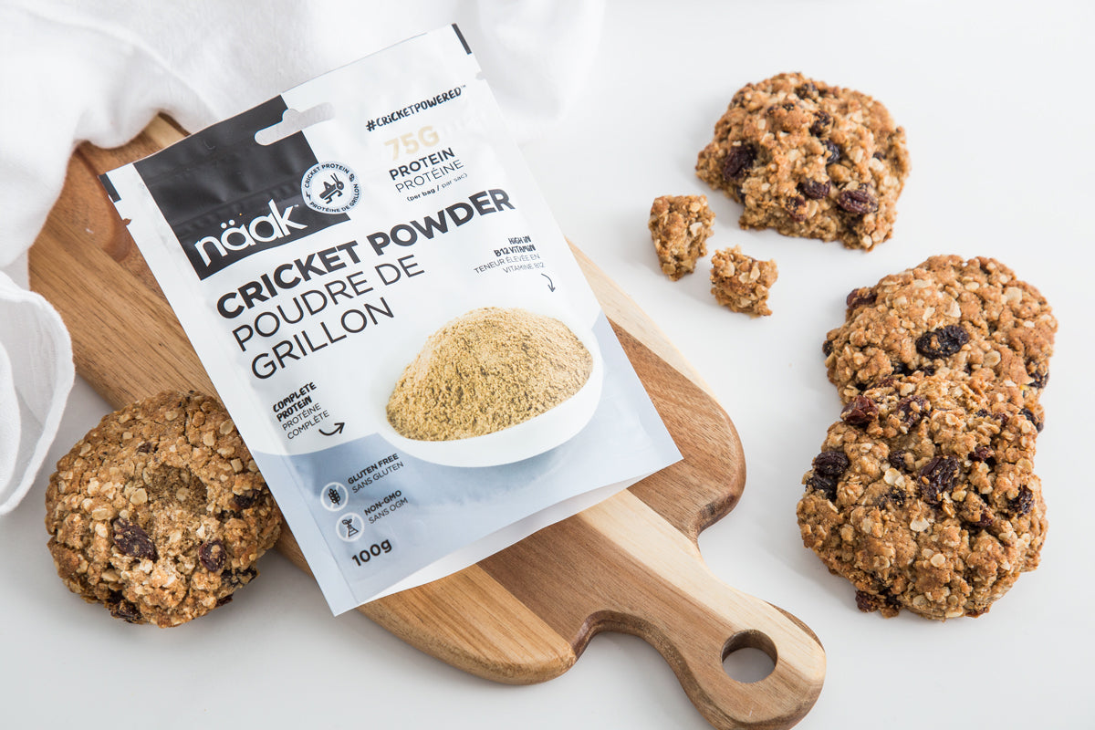 Recipe - Cricket Powder Oatmeal-Raisin Cookies